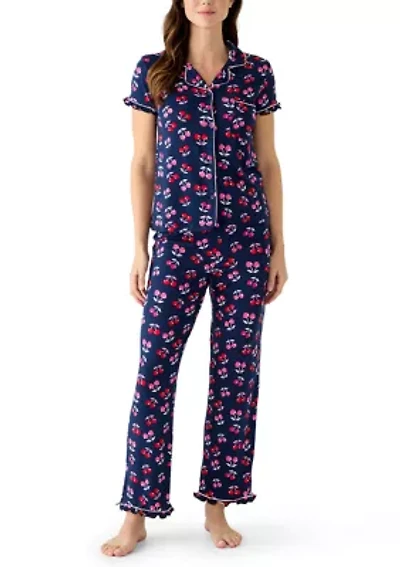 Women's Shirt and Pants Pajama Set
