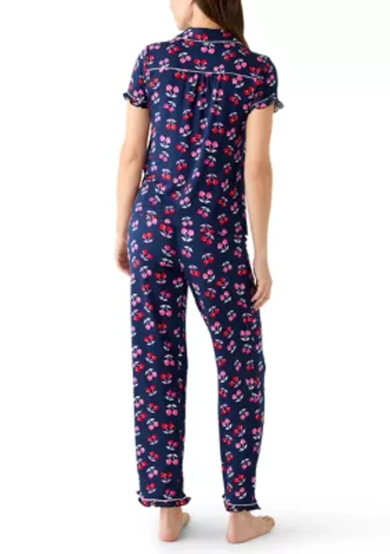 Women's Shirt and Pants Pajama Set