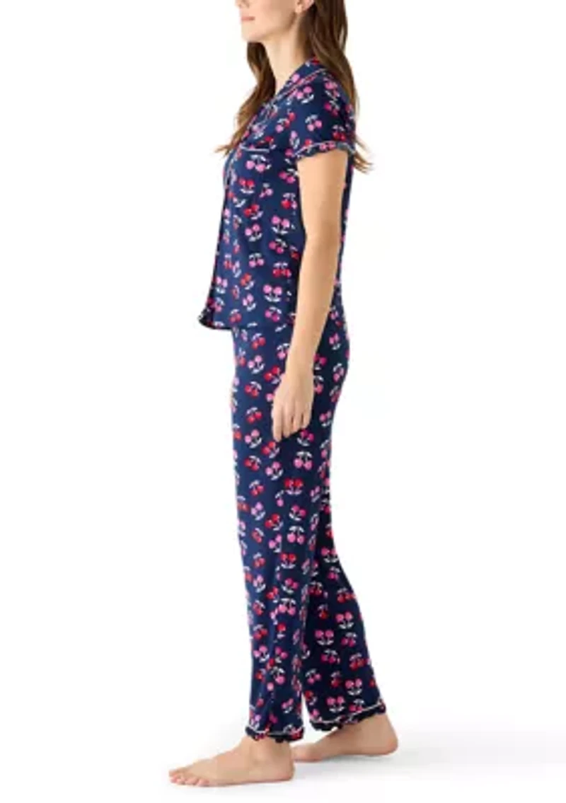 Women's Shirt and Pants Pajama Set