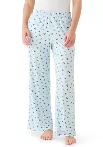 Women's Knit Boxer Pants Set