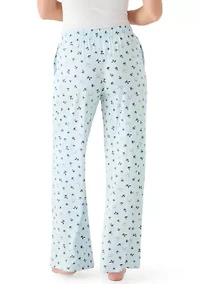 Women's Knit Boxer Pants Set