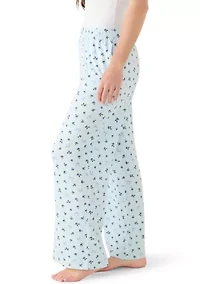 Women's Knit Boxer Pants Set