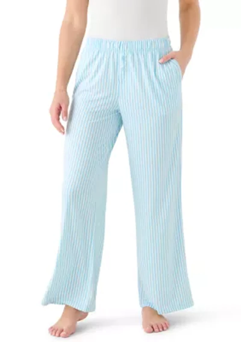 Women's Knit Boxer Pants Set