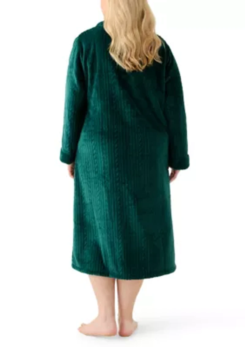 Plus Folded Zip Robe