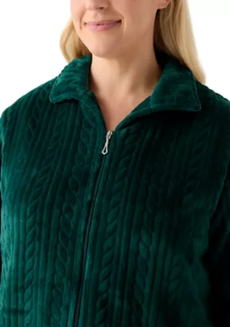 Plus Folded Zip Robe