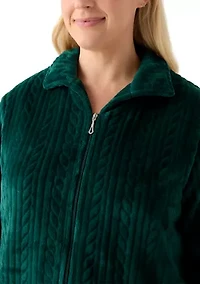 Plus Folded Zip Robe