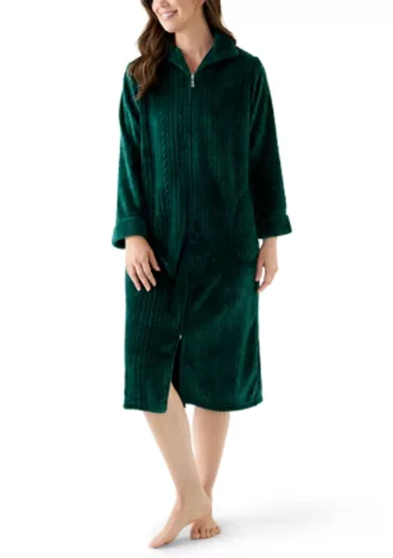 Women's Folded Zip Robe
