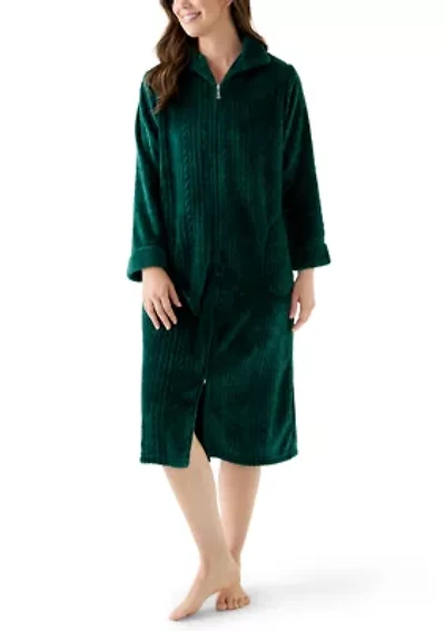 Women's Folded Zip Robe