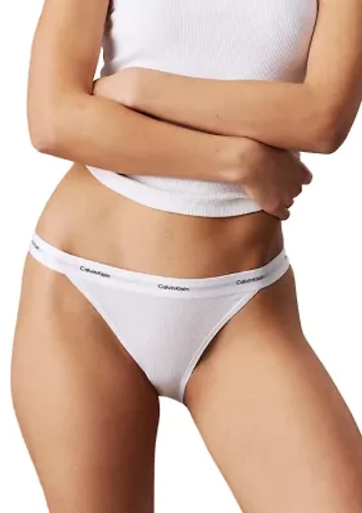 Modern Rib Cotton Bikini