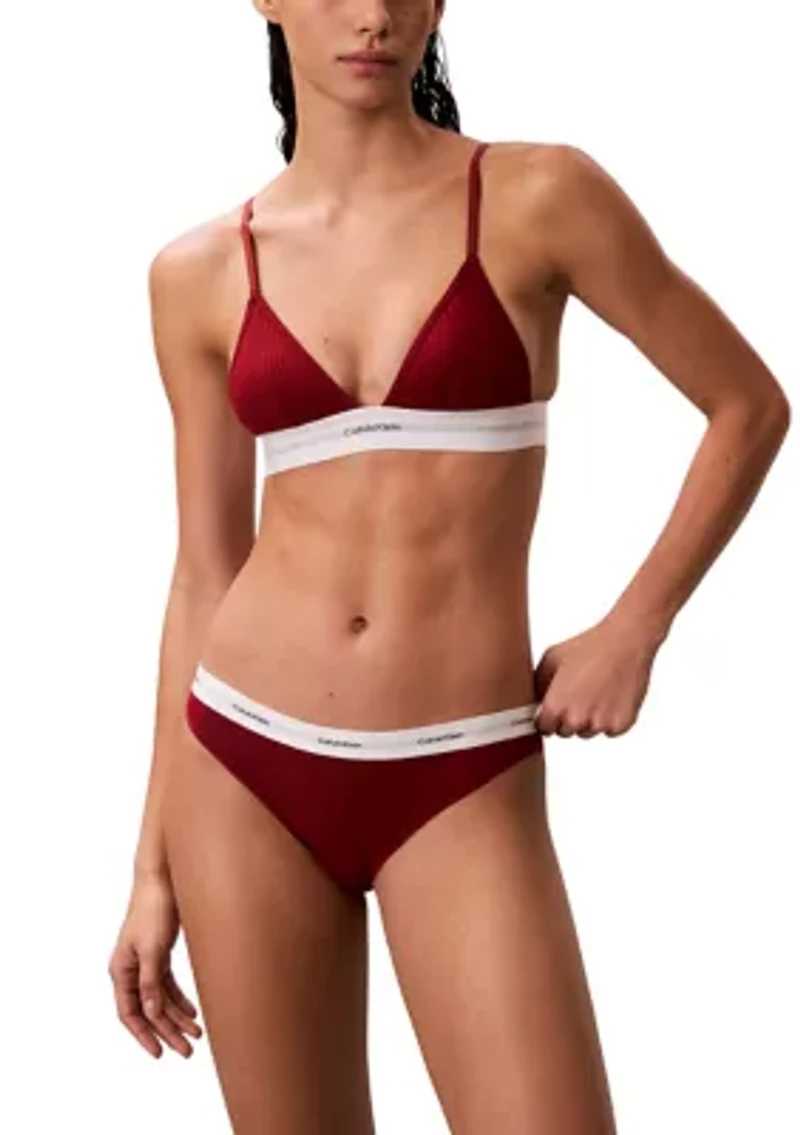 Cotton Modal Stretch Rib Bikini Panty