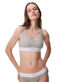 Modern Rib Lined Racerback Bralette