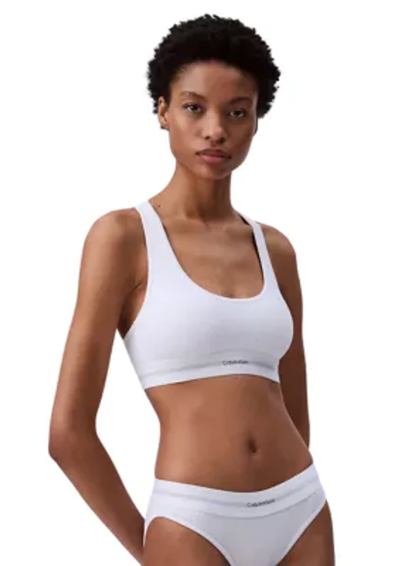 Modern Rib Lined Racerback Bralette