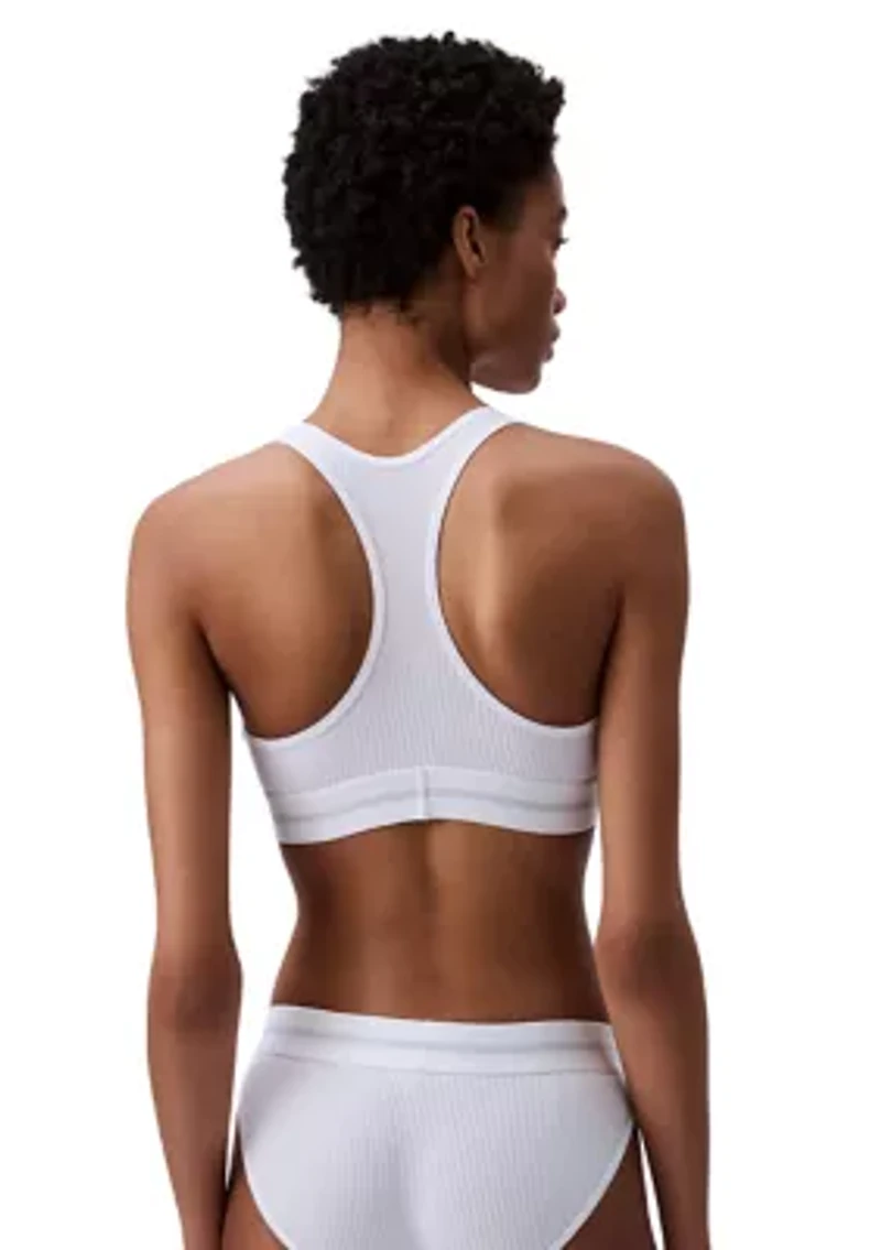 Modern Rib Lined Racerback Bralette