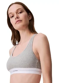 Modern Rib Lined Racerback Bralette