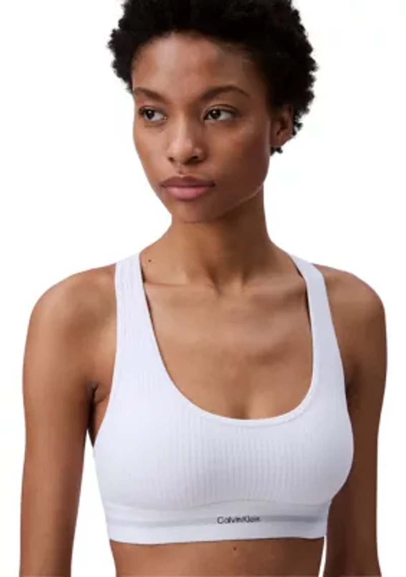 Modern Rib Lined Racerback Bralette