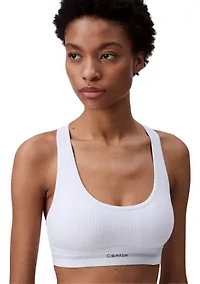 Modern Rib Lined Racerback Bralette