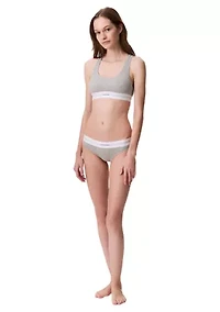 Modern Rib Lined Racerback Bralette