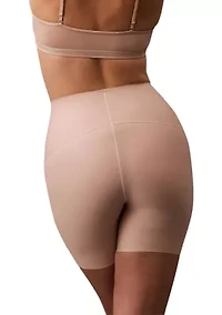 Women's Soft Stretch Mid Thigh Compression Shorts