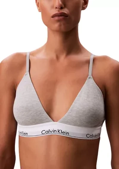 Icon Cotton Modal Lightly Lined Triangle Bralette