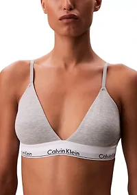 Icon Cotton Modal Lightly Lined Triangle Bralette