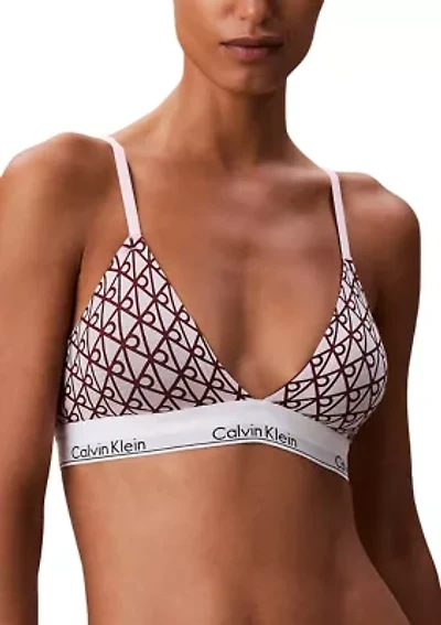 Icon Cotton Modal Lightly Lined Triangle Bralette