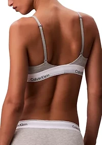 Icon Cotton Modal Lightly Lined Triangle Bralette