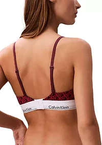 Icon Cotton Modal Lightly Lined Triangle Bralette