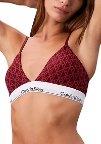 Icon Cotton Modal Lightly Lined Triangle Bralette