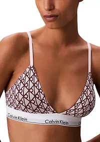 Icon Cotton Modal Lightly Lined Triangle Bralette