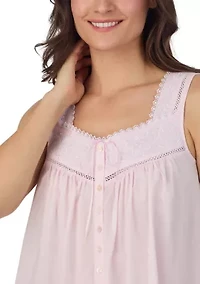 Sleeveless Woven Nightgown