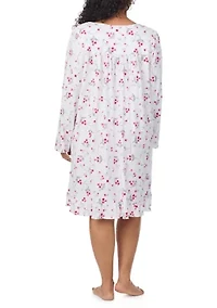 Plus Long Sleeve Waltz Nightgown