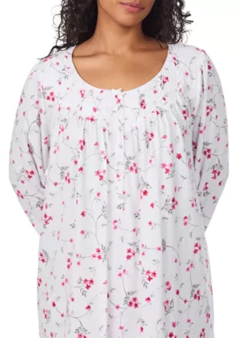 Plus Long Sleeve Waltz Nightgown