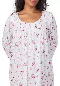 Plus Long Sleeve Waltz Nightgown