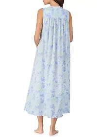 Women's Sleeveless Ballet Floral Nightgown