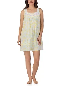 Women's Sleeveless Cotton Lawn Chemise