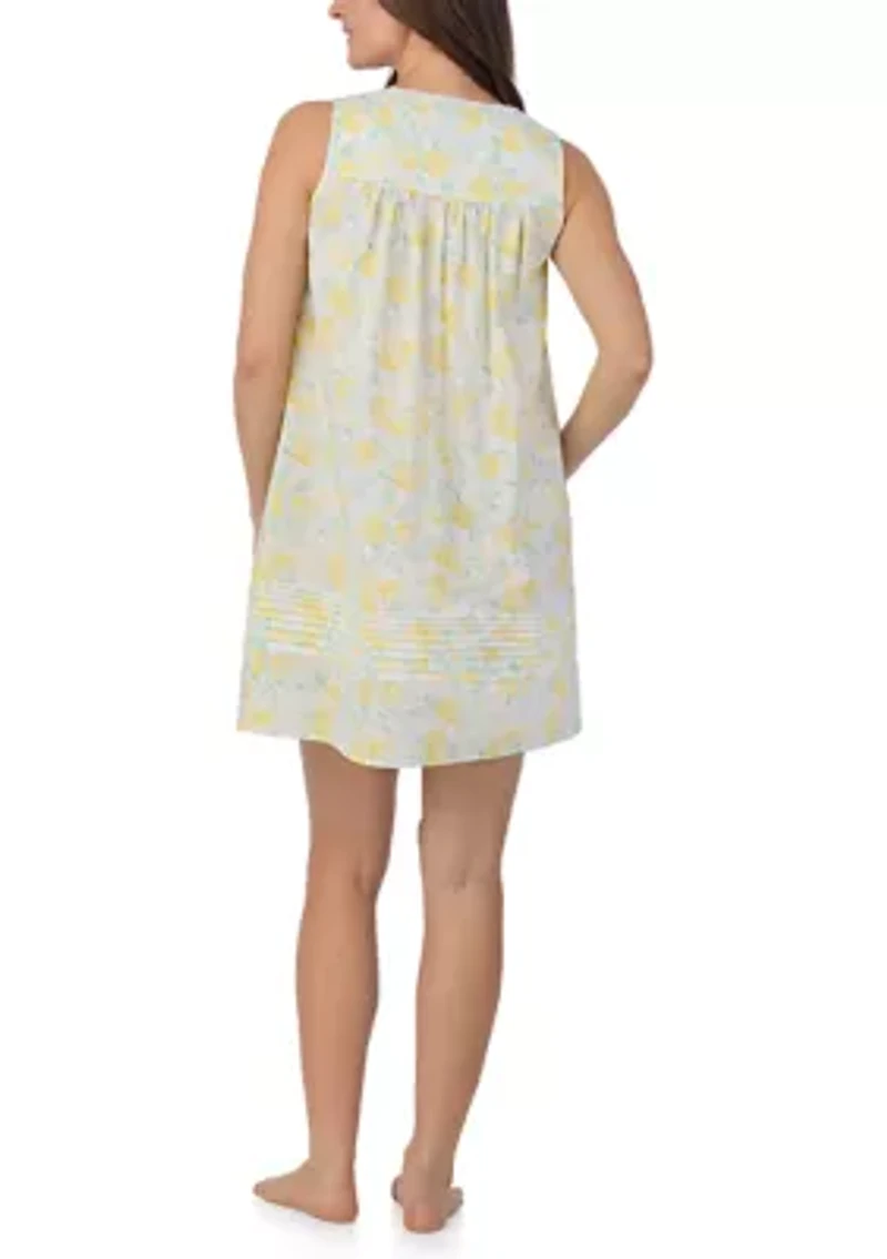 Women's Sleeveless Cotton Lawn Chemise