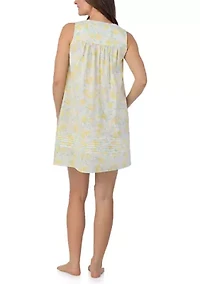Women's Sleeveless Cotton Lawn Chemise