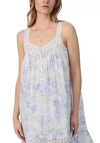 Sleeveless Short Chemise