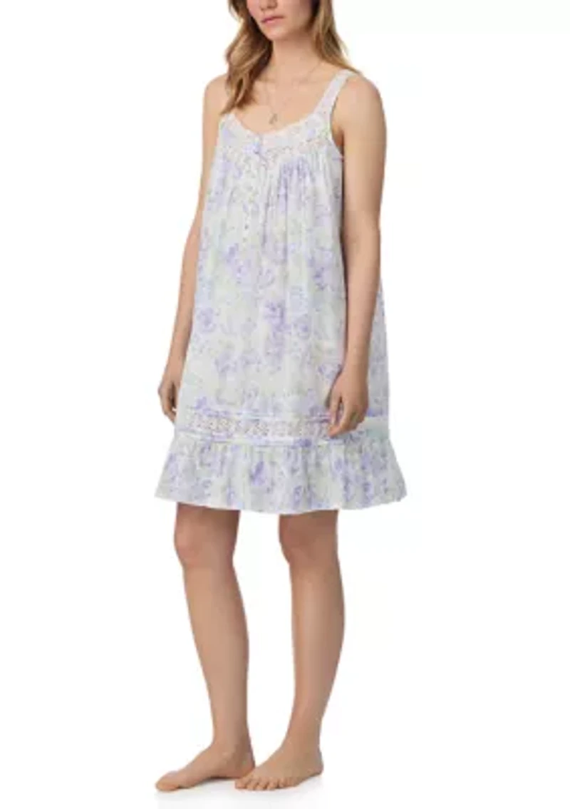 Sleeveless Short Chemise