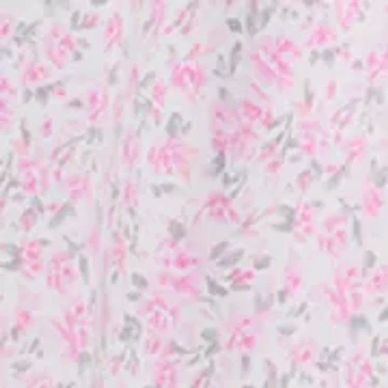 Plus Long Sleeve Short Nightgown