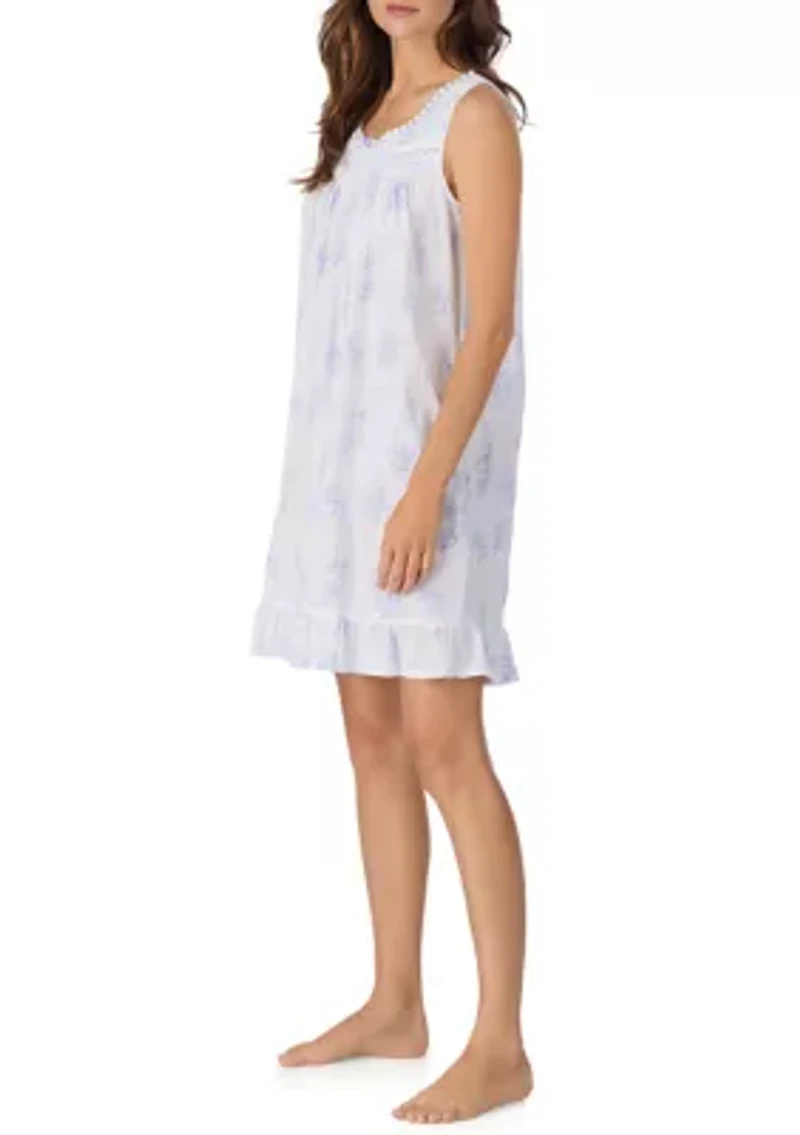 Women's Sleeveless Short Chemise