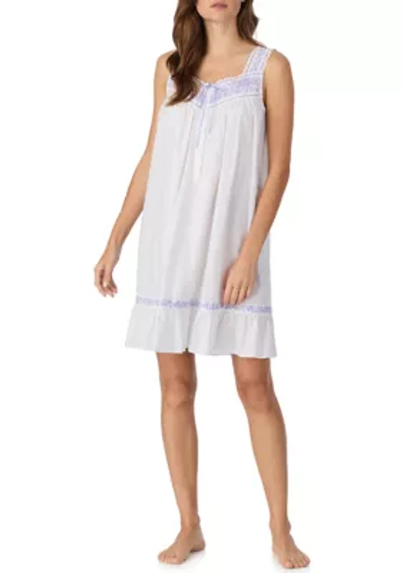 Women's Sleeveless Short Chemise
