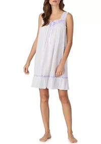 Women's Sleeveless Short Chemise