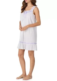 Women's Sleeveless Short Chemise