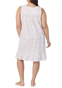 Plus Short Knit Nightgown