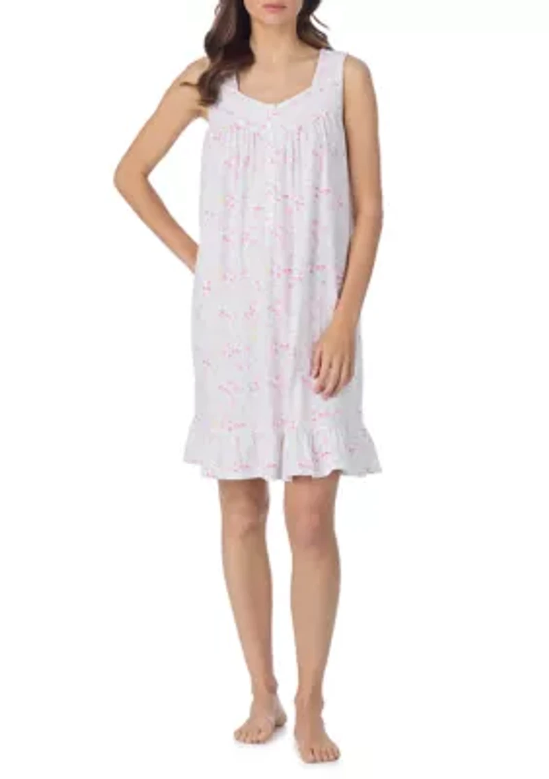 Short Sleeveless Chemise