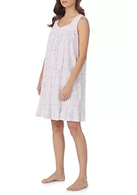 Short Sleeveless Chemise
