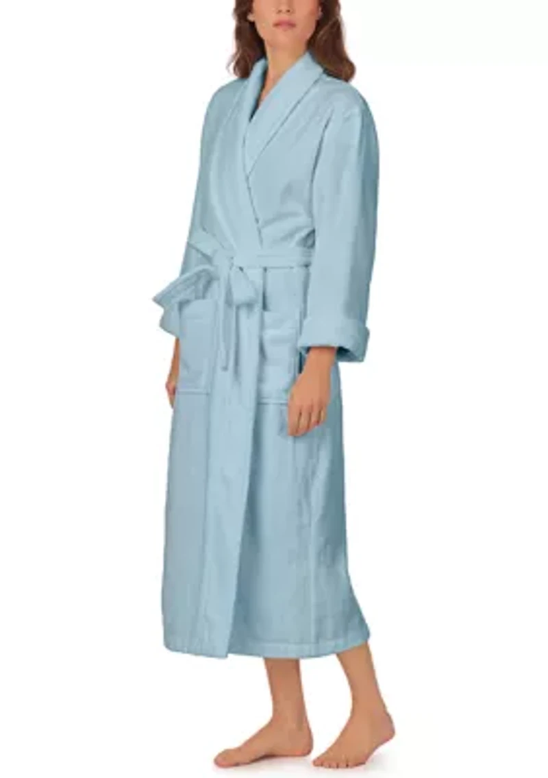 Cotton Terry Ballet Wrap Robe