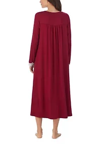 Sweater Knit Ballet Long Sleeve Nightgown