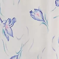 Printed Sweetheart Neck Nightgown